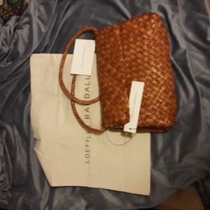 LoefflerRandall Woven leather shoulder bag